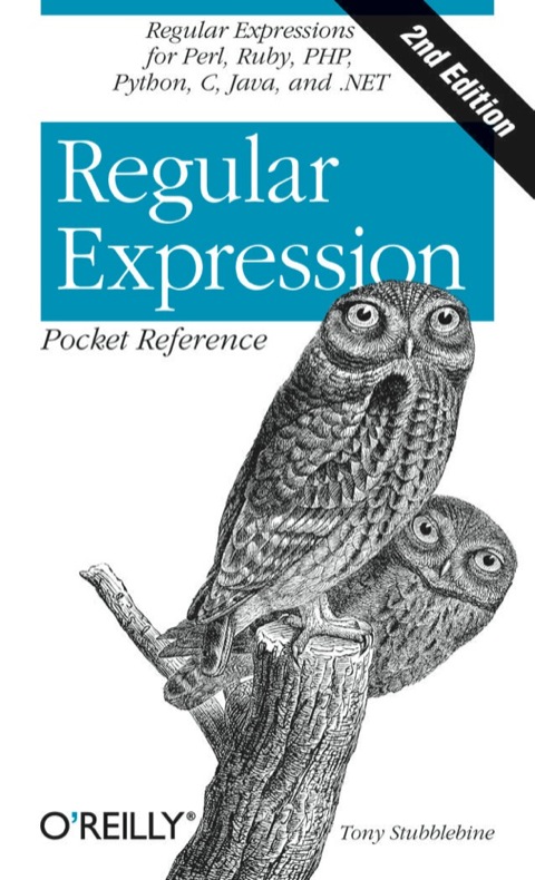 Cover image for book Regular Expression Pocket Reference