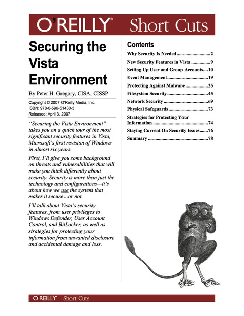 Cover image for book Securing the Vista Environment