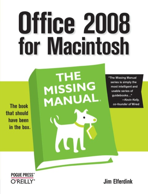 Cover image for book Office 2008 for Macintosh: The Missing Manual