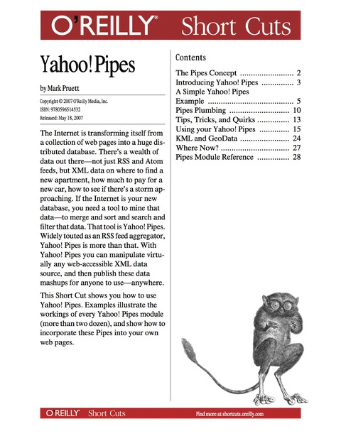 Cover image for book Yahoo! Pipes