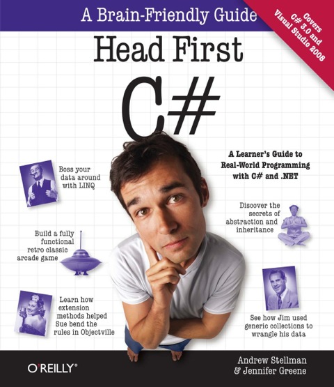 Cover image for book Head First C#