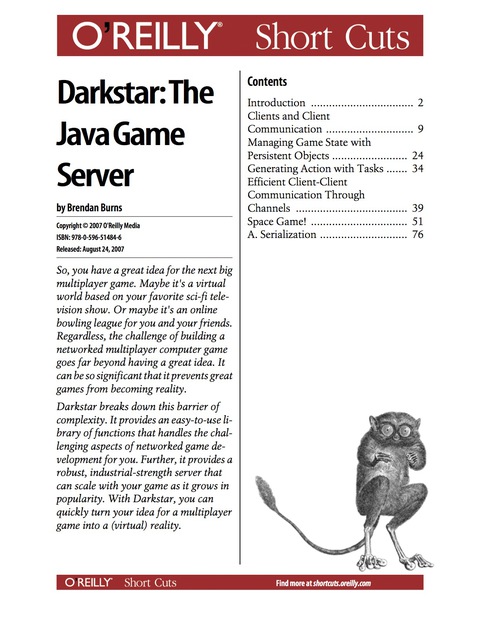 Cover image for book Darkstar: The Java Game Server