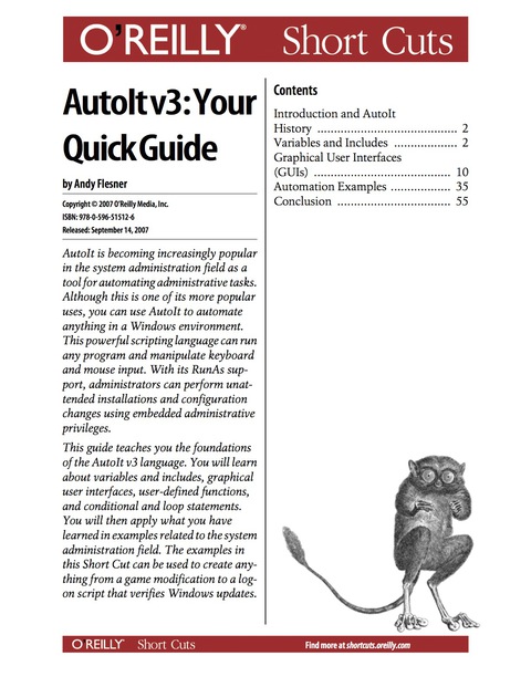 Cover image for book AutoIt v3: Your Quick Guide