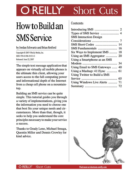 Cover image for book How to Build an SMS Service