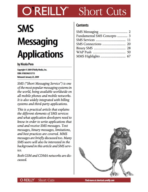 Cover image for book SMS Messaging Applications