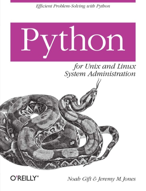 Cover image for book Python for Unix and Linux System Administration