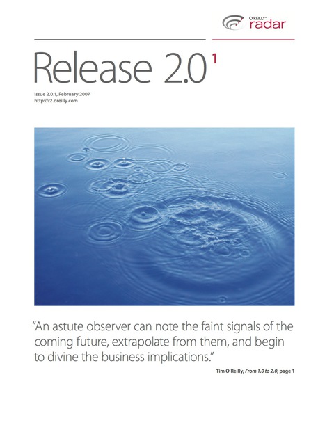 Cover image for book Release 2.0: Issue 1