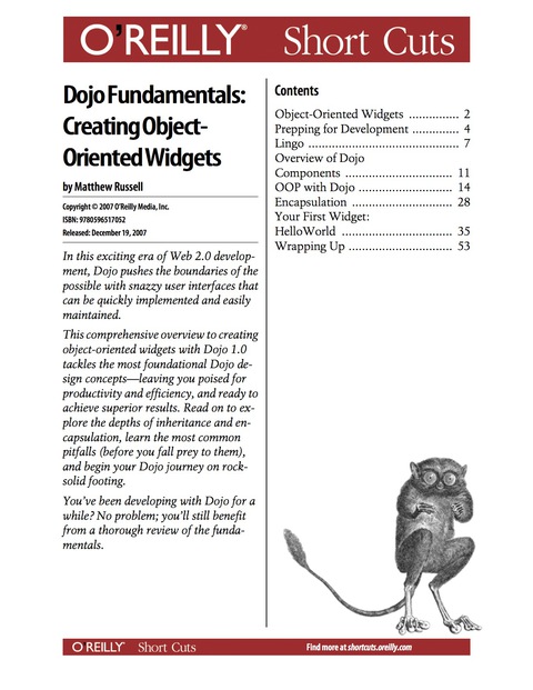 Cover image for book Dojo Fundamentals: Creating Object-Oriented Widgets