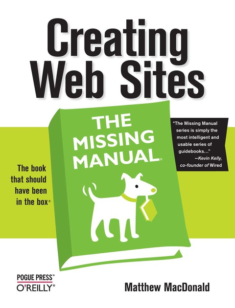 Cover image for book Creating Web Sites: The Missing Manual