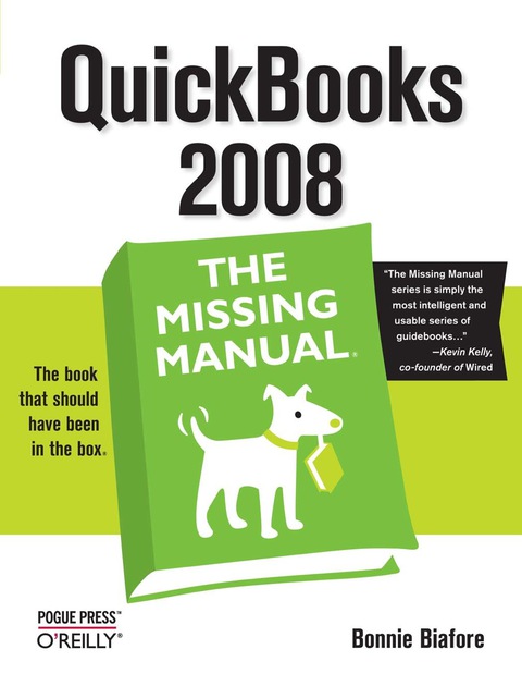 Cover image for book QuickBooks 2008: The Missing Manual