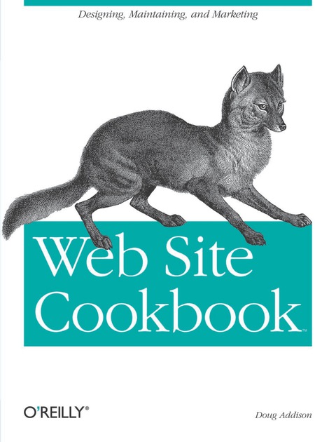 Cover image for book Web Site Cookbook