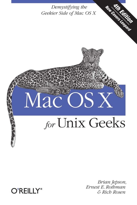 Cover image for book Mac OS X for Unix Geeks (Leopard)