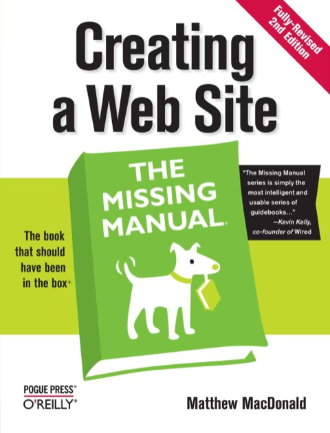 Cover image for book Creating a Web Site: The Missing Manual