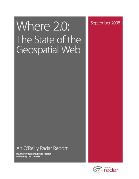 Cover image for book Where 2.0: The State of the Geospatial Web