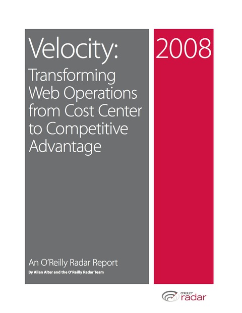 Cover image for book Web Operations--From Cost Center to Competitive Advantage
