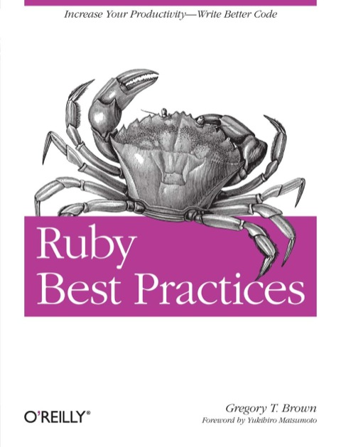 Cover image for book Ruby Best Practices