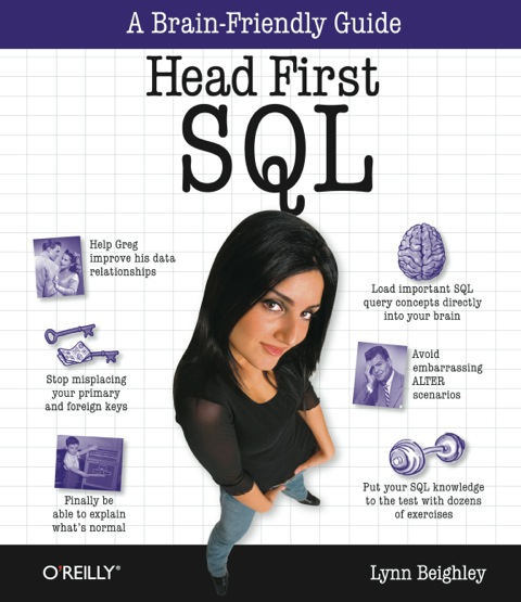 Cover image for book Head First SQL