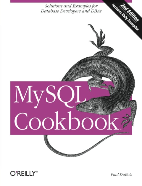 Cover image for book MySQL Cookbook