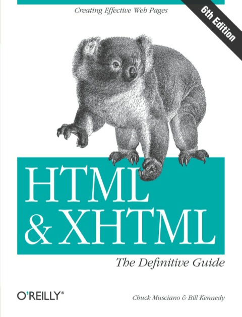 Cover image for book HTML & XHTML: The Definitive Guide