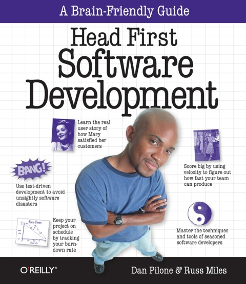 Cover image for book Head First Software Development
