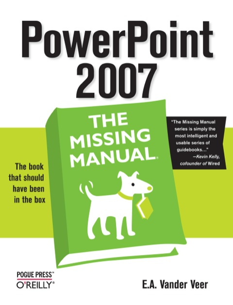 Cover image for book PowerPoint 2007: The Missing Manual