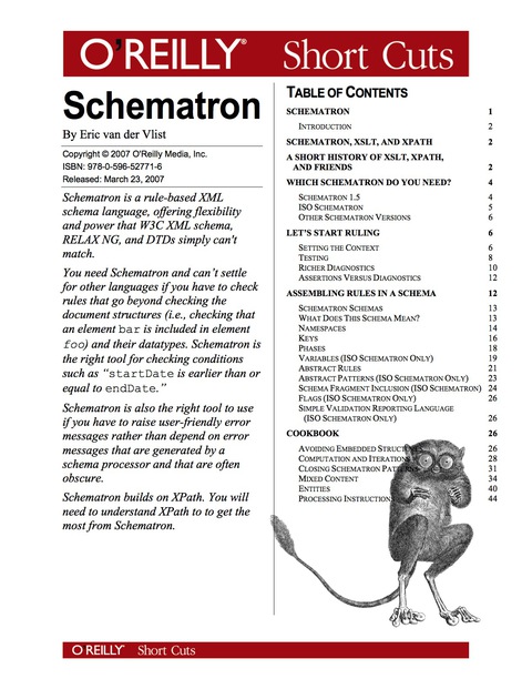Cover image for book Schematron