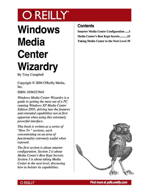 Cover image for book Windows Media Center Wizardry