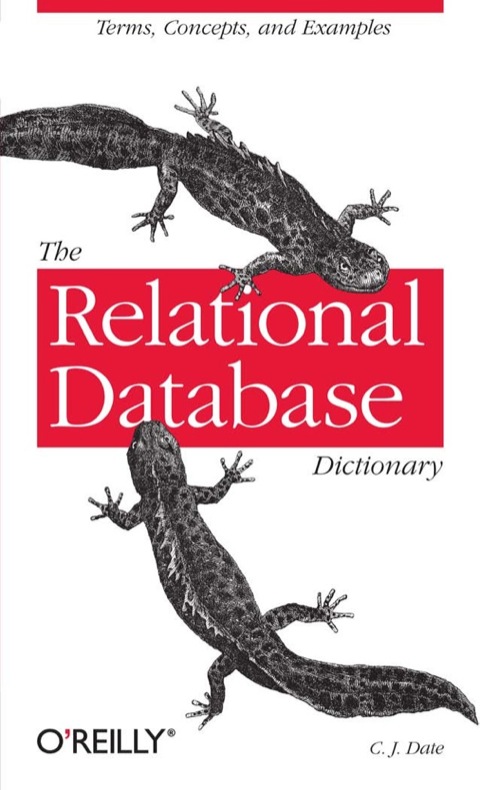 Cover image for book The Relational Database Dictionary