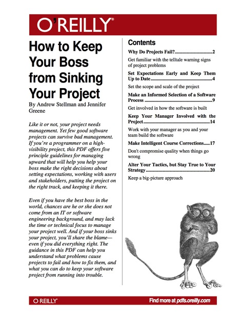 Cover image for book How to Keep Your Boss from Sinking Your Project