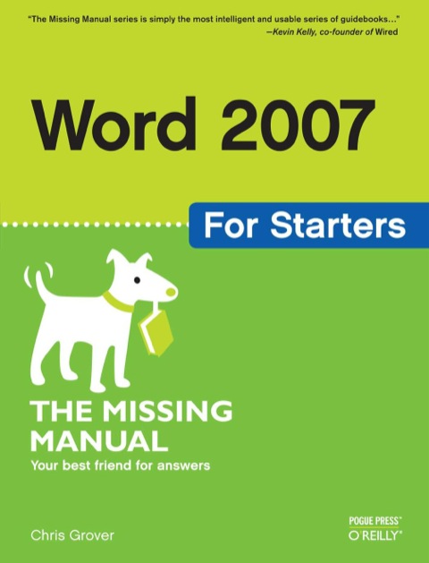 Cover image for book Word 2007 for Starters: The Missing Manual