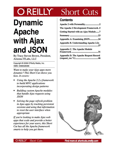 Cover image for book Dynamic Apache with Ajax and JSON