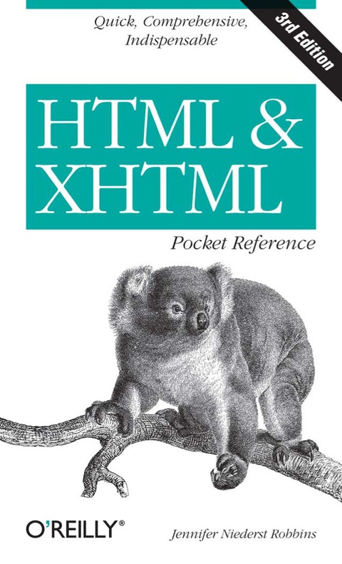 Cover image for book HTML and XHTML Pocket Reference