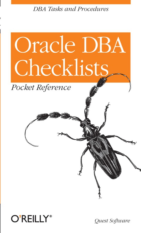 Cover image for book Oracle DBA Checklists Pocket Reference