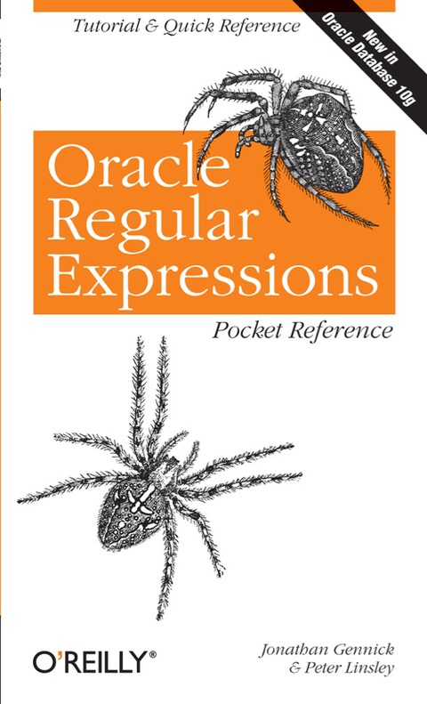 Cover image for book Oracle Regular Expressions Pocket Reference