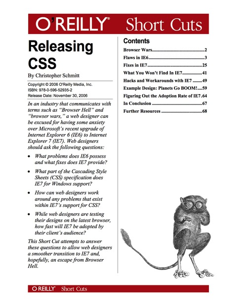 Cover image for book Releasing CSS