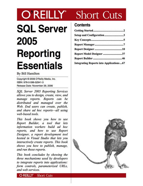 Cover image for book SQL Server 2005 Reporting Essentials