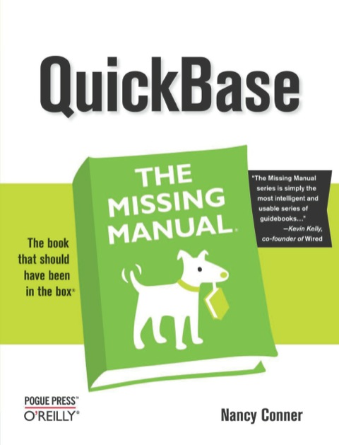 Cover image for book QuickBase: The Missing Manual