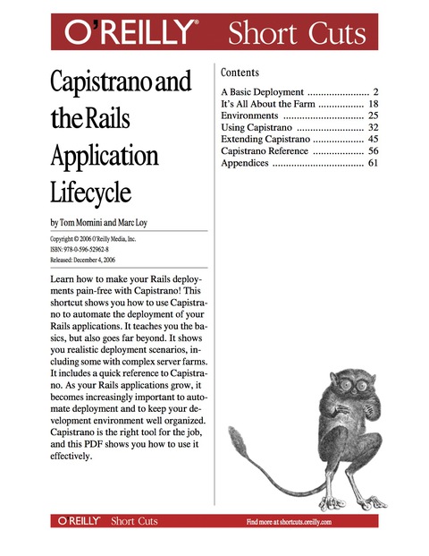Cover image for book Capistrano and the Rails Application Lifecycle