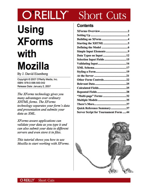 Cover image for book Using XForms with Mozilla