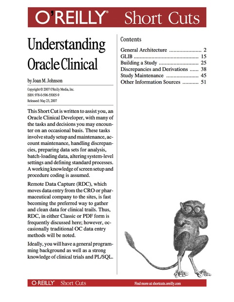 Cover image for book Understanding Oracle Clinical