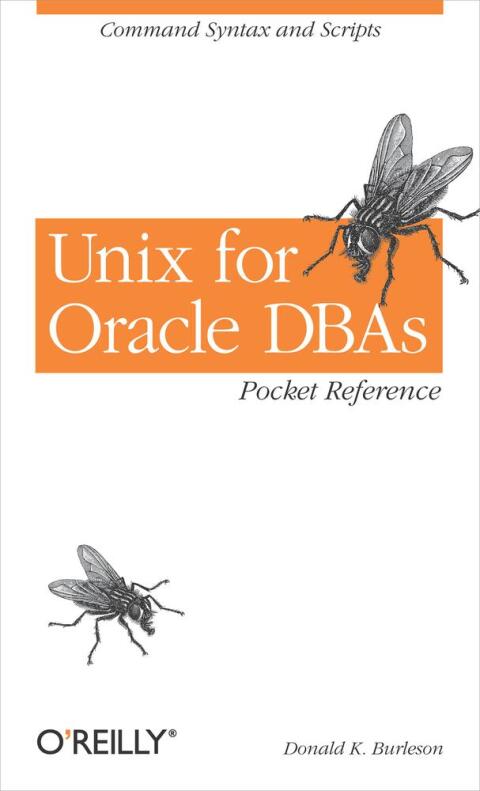 Cover image for book Unix for Oracle DBAs Pocket Reference
