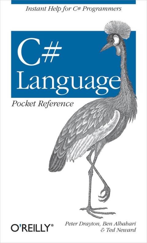 Cover image for book C# Language Pocket Reference