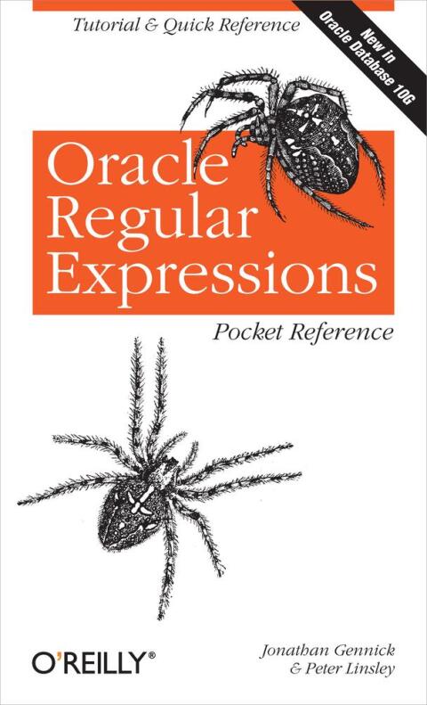 Cover image for book Oracle Regular Expressions Pocket Reference