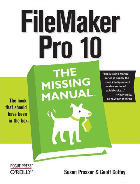Cover image for book FileMaker Pro 10: The Missing Manual