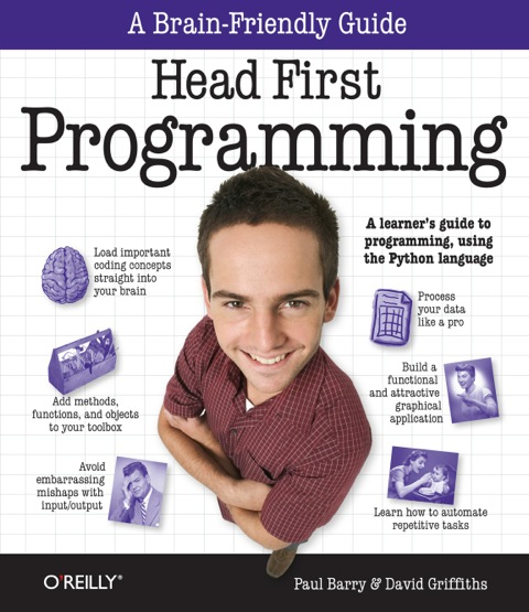 Cover image for book Head First Programming