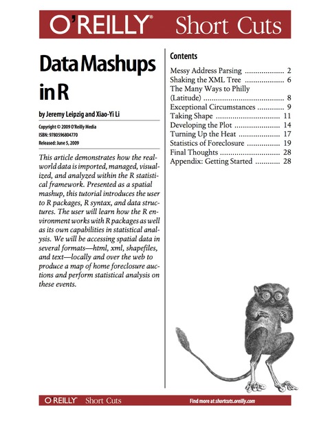 Cover image for book Data Mashups in R