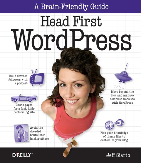 Cover image for book Head First WordPress