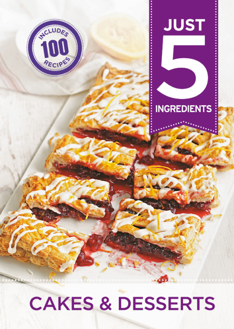 Cover image for book Just 5: Cakes & Desserts