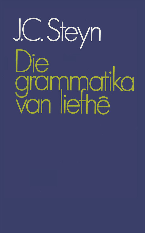 Cover image for book Die grammatika van liefhê