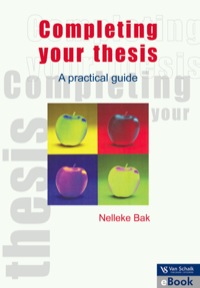 completing your thesis a practical guide